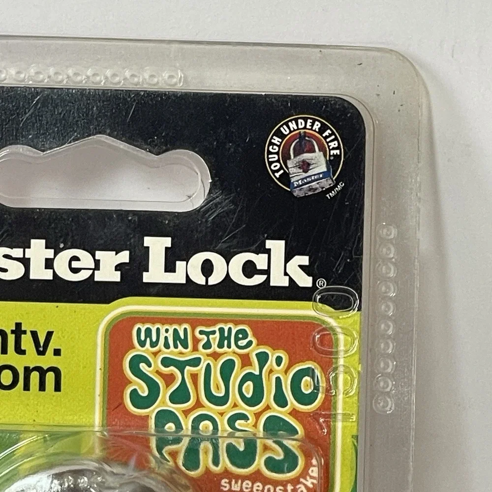 MTV Studio Combination Master Lock Limited Release 1575DCM Vintage 2001 NOS Purp